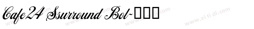 Cafe24 Ssurround Bol字体转换